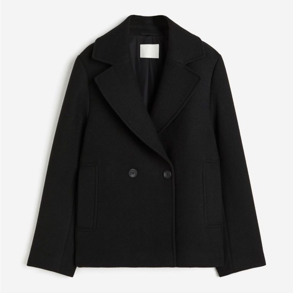 H&M Double Breasted Wool Jacket